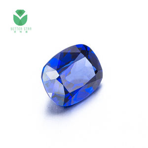 Gema de zafiro azul en forma de cojín para laboratorio, piedra preciosa suelta de 1-5 quilates - Product Image 2