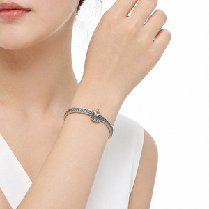 Bracelet manchette Aigle en argent tibétain unisexe, design vintage ouvert, bijou cadeau - Product Image 2