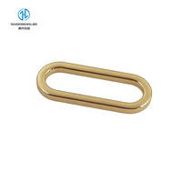Boucles ovales métalliques de 38 mm pour sangles de sac à main, crochets de ceinture de bagage réglables, accessoires de quincaillerie pour loisirs créatifs