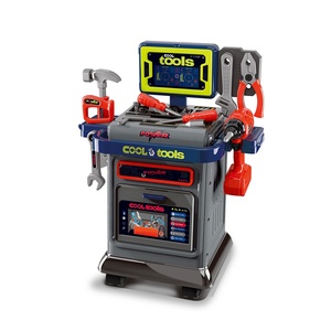 Ksf bàn làm việc công cụ hội thảo trẻ em giả vờ chơi Kit cậu bé giáo dục xây dựng chơi thiết lập công cụ băng ghế dự bị bảng thiết lập đồ chơi trẻ em - Product Image 1