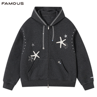 Sweat à capuche épais à épaules tombantes pour homme, personnalisé, en molleton bouclette 500 g/m², coupe oversize et carrée, vierge, haute qualité, streetwear