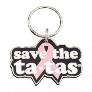 Porte-clés personnalisés en alliage de zinc et fer, émail dur/souple 2D/3D, avec logo, souvenirs, lettres métalliques, vente en gros - Product Image 2