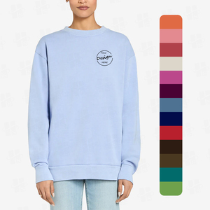 เสื้อสเวตเชิ้ตคอเต่าผ้าเฟรนช์เทอร์รี่เนื้อนุ่ม พรีเมียม ผลิตจากผ้าฝ้ายผสมโพลีเอสเตอร์  รับผลิตแบบ OEM ODM ปักโลโก้ได้ตามต้องการ หลายสี - Product Image 3