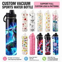 Botol Air Vakum Isolasi Termal Kapasitas Besar Custom dari Baja Anti Karat 304 dengan Pegangan, Tahan Panas 6-12 Jam, untuk Olahraga Luar Ruangan