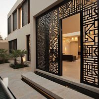 Panneau décoratif en aluminium pour l'intérieur, écran de confidentialité, façade, feuille CNC