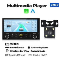 Lecteur multimédia à écran tactile Mekede DD2 MP5 android pour prise en charge de voiture universelle Kia Fiat Nissan image inversée SWC BT USB