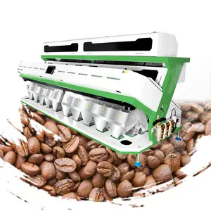 Özel işleme ekipmanları büyük hızlı kahve çekirdeği sıralama tahıl işleme makinesi kahve seçici kahve rengi sıralayıcı makinesi