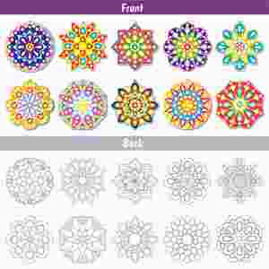 Etiquetas y Marcapáginas DIY para Manualidades de Cumpleaños, Recompensas Familiares y Escolares, Adhesivos Láser de Mosaico para Niños Pequeños - Product Image 3