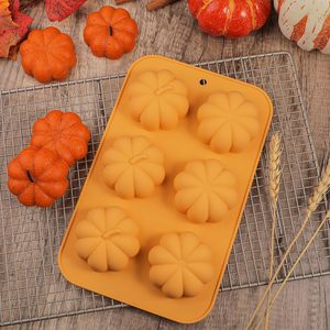 Molde para Pastel de Halloween con Forma de Calabaza de 6 Cavidades, Antiadherente de Platino LFGB, Libre de BPA, Moldes de Silicona para Pastel de Mousse - Product Image 2