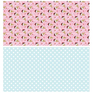 Custom Eco-Friendly Ice Cream Pattern Gift <b>Wrap</b> <b>Paper</b> <b>Roll</b> Double-Sided Coated Recyclable 100GSM Digital Printing <b>Paper</b> - Product Image 6