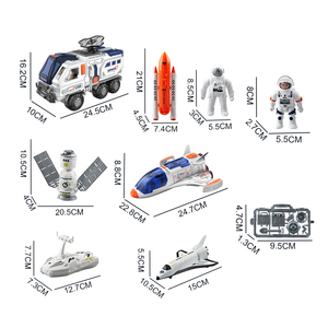 Set de Juego Interactivo de la Estación Espacial con Figuras, Escenario de Juego de Exploración Espacial para Niños, Juego Educativo - Product Image 5