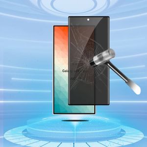 Protector de Pantalla de Vidrio Templado con Pegamento Completo 9H 3D con Borde Curvo Anti Espí<span class=keywords><strong>a</strong></span> y Privacidad para <span class=keywords><strong>Samsung</strong></span> Galaxy S21 S22 S23 Ultra - Product Image 1
