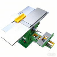 Raboteuse de table multifonctionnelle 150 mm pour le travail du bois 220 V avec fonction mortaiseuse pour l'épaisseur