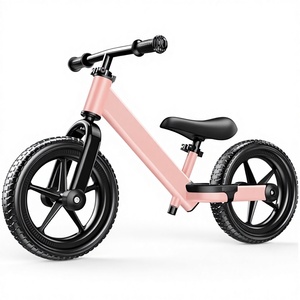 Bicicleta de Equilíbrio Infantil <span class=keywords><strong>Mini</strong></span> Leve de 2kg e 12 Polegadas com Freio e Rodas de Plástico, Selim Ajustável e Quadro de Fibra de Carbono - Product Image 5