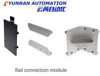 Module de connexion de rail en alliage d'aluminium, accessoire pour système KBK en acier