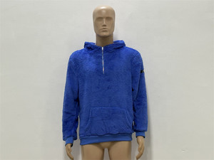Felpa con Cappuccio in <span class=keywords><strong>Velluto</strong></span> Double-Face da <span class=keywords><strong>Uomo</strong></span> per l'Autunno, Nuova Collezione Autunnale, Taglie Forti, Alla Moda, Calda, Ampia, Tinta Unita in Spugna - Product Image 2