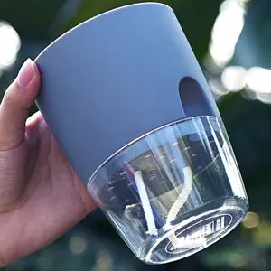 DeepBang all'ingrosso piccolo vaso di fiori autoirrigante giardino fioriere autoirriganti in plastica vasi per piante da giardino