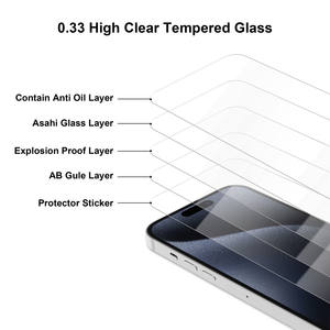 Film de protection d'écran en verre trempé 2.5D haute transparence 9H anti-rayures pour <span class=keywords><strong>Google</strong></span> Pixel 10 9 8 - Product Image 6