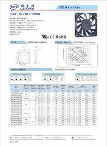 8025 मिमी 80*80*25 मिमी इलेक्ट्रिक 3000 आरपीएम रेडिएटर प्रशंसक मूक गेंद के निर्माण के लिए एसी - Product Image 6