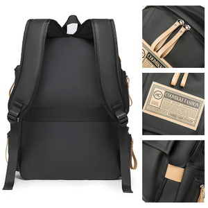 Ym giải trí Unisex Ba lô Ba lô màu xanh lá cây không thấm nước PU Ba lô bagpack với đa chức năng Túi - Product Image 6
