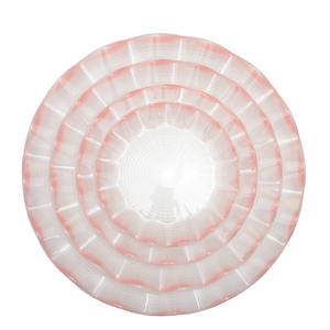 <span class=keywords><strong>Service</strong></span> de table Samyo nouveau design pour mariage personnalisé assiette de <span class=keywords><strong>service</strong></span> en verre à bordure noire assiettes de <span class=keywords><strong>service</strong></span> en verre - Product Image 5