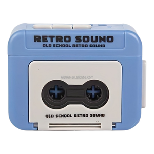 Máy nghe nhạc cassette cổ điển mini, móc khóa quà tặng cặp đôi, hộp nhạc nhỏ ghi âm vui nhộn - Product Image 1