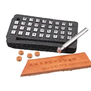 High Quality Alphabet Number Leather Punch Tools Embossing Stamp Kit Leather Stamping Tools