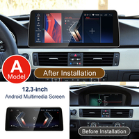 CNSTWEI ID8 Android GPS FM Transmitter Pemutar Multimedia Mobil DSP untuk BMW Seri 3 E90/E91 Seri 5 E60/E61 Wireless CarPlay