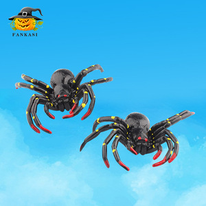 Araignées en plastique décoratives pour Halloween, accessoires pour fêtes et décoration de la maison - Product Image 3