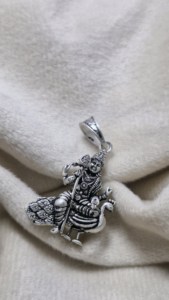 Nouveau fait à la main 925 en argent Sterling Kartikeya dieu pendentif Protection divine amulette bijoux cadeau - Product Image 5