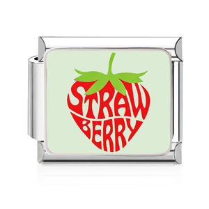 Fruit Series Italian Modular Bracelet Links Stainless Steel Rectangle DIY Jewelry Set For Bracelet Making Oil Dripping Finish - Product Image 2