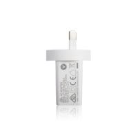 Chargeur USB-C Prise EU pour SAA CE FCC ETL Chargeur Portable DC 5V 2A 10W Prise US/EU Lumière LED pour iPhone Petit Appareil