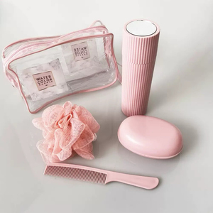 IStapromo Gifts Portable Waterproof Toiletry <b>Bag</b> Clear PVC Zipper Luxury Beauty Cosmetic Packaging Pouch Travel Makeup <b>Bag</b> - Product Image 6