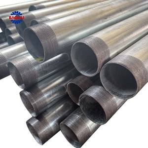 Tuyau en acier galvanisé rainuré pour système de gicleurs d'incendie Tuyau GI plongé à chaud 60mm 73mm 219mm OD 20FT Longueur Prix bas - Product Image 5