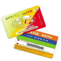 Carte à gratter promotionnelle personnalisée en PVC plastique, carte à gratter pour tirage au sort