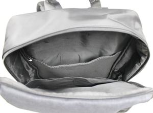 กระเป๋ามีซิปภายในใช้ได้ทั้งชายและหญิงกระเป๋าโพลีเอสเตอร์สีดำใช้งานแบบลำลองสายคล้องไหล่หลังน้ำหนักเบากระเป๋าเป้สะพายหลัง - Product Image 6