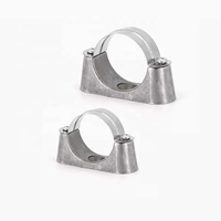 Support de tuyau d'eau en forme de U en acier inoxydable pince de selle pince de gorge d'équitation