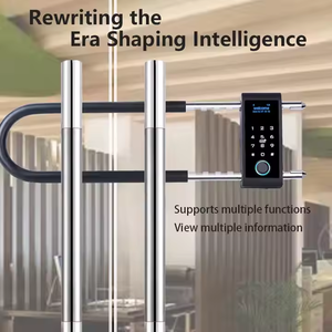 Tuya App thông minh hình chữ U Khóa vân tay điện tử không thấm nước cho cửa kính thuận tiện truy cập nhà thông minh - Product Image 3