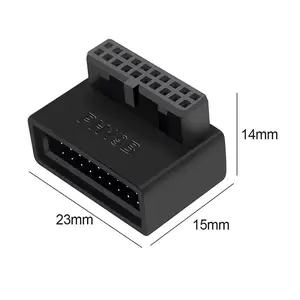 Máy tính để bàn 19/20pin Nam để nữ mở rộng Adapter Bo mạch chủ USB3.0 chuyển đổi Adapter