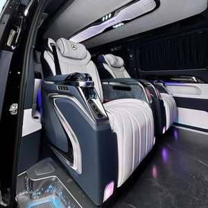 Mercedes Benz classe V W447 véhicule d'affaires première classe A30 sièges d'aviation barre de suspension de fleur mise à niveau intérieure modifiée voiture V260 - Product Image 2