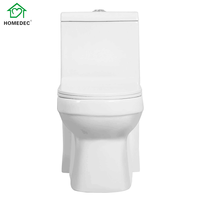 WC en céramique blanche à double chasse, allongé et confortable, avec siège à fermeture douce et siphon P/S intégré