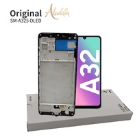OLED original Service Pack LCD A325 pour Samsung Galaxy A32 4G téléphone portable pièces réparées LCD avec assemblage de cadre