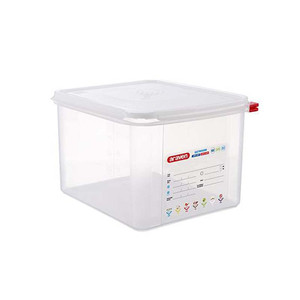 Araven Gastronorm Pan GN 1/2 C Cop. Polypropylène 32,5 x 26,5 x 20 h cm Gastronorm Équipement Professionnel Fournitures Hôtelières - Product Image 1