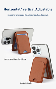 Tarjetero Magnético de PU Estilo Europeo-Americano para iPhone 16 Pro, 3 Ranuras para Tarjetas de <span class=keywords><strong>Crédito</strong></span> y Efectivo, Protección RFID - Product Image 3