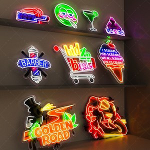 LC Tony tùy chỉnh 3D Neon tùy chỉnh Led Neon dấu hiệu Led Neon dấu hiệu UV in truyện tranh Anime sáng lên dấu hiệu cho nghệ thuật trang trí - Product Image 5