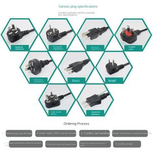 Cable de alimentación de CA de tres orificios estándar nacional para electrodomésticos, olla arrocera eléctrica, enchufe hembra IEC, cable de extensión para computadora - Product Image 3