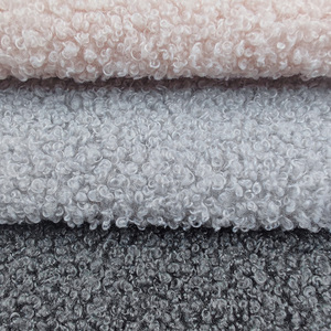 Hot Bán Sang Trọng 100% Polyester Bông Len Dệt Kim Bọc Vải Nhuộm Đồng Bằng Phong Cách Thoáng Khí Sang Trọng Bìa Công Nghệ Cho Ghế Sofa - Product Image 1