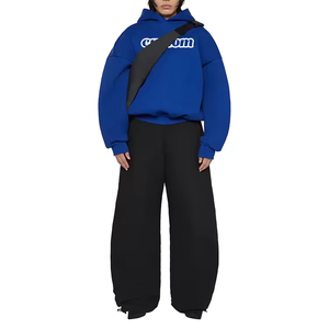 100% Bông Trống Chạy Bộ 2 Miếng Baggy Boxy Nặng Trọng Lượng Quá Khổ Áo Và Chạy Bộ Bộ Người Đàn Ông Bộ Đồ Thể Thao Tùy Chỉnh Mồ Hôi Phù Hợp Với - Product Image 3