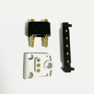 vergoldet SMT Typ Pogopin 1 2 3 4 6 Pins federbelastet Kontakt Pogo Pin-Anschlussstrom für USB, Kopfhörer, Ladekabel