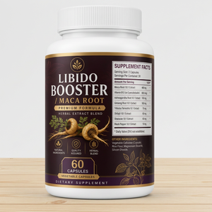 Capsules d'extrait de racine de maca, complément alimentaire, 60 capsules végétariennes, mélange d'herbes en capsules - Product Image 4
